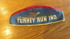 Rare Vintage Turkey  State Park Indiana Felt Garrisons Cap Hat picture