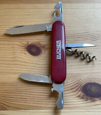 Rare VTG Victorinox TOURIST Swiss Army Knife 'BUCHER' No Scale Tools Or Key Ring picture