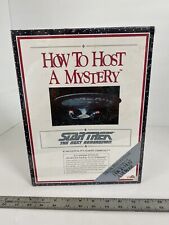Vintage 1992 Star Trek The Next Generation How To Host A Mystery Game New In Box picture