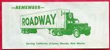 Vintage 1970's Ship ROADWAY EXPRESS Truck Advertising Handout - California area picture
