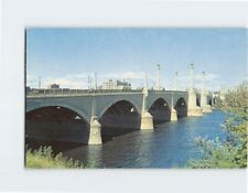 Postcard Memorial Bridge Springfield Massachusetts USA North America picture