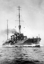 The Royal Navy Cruiser HMS Glasgow Battle of Coronel Old Photo picture