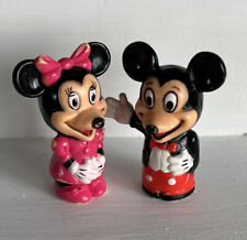 Vintage Walt Disney Productions  Mickey And Minnie Mouse Plastic Made Hong Kong picture