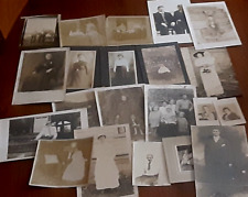 Antique Photo Lot - 20 Misc Photos - Victorian/Edwardian - Johnstown PA RPPC picture