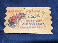 Vintage Wooden Post Card Unused picture