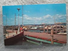 Vintage Marina At Petoskey, Michigan Postcard picture
