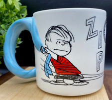 HALLMARK PEANUTS® Linus Blue Blanket 3D Handle and Snoopy 17oz Ceramic Mug NEW picture
