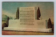 Winona Lake IN-Indiana, Beyond the Sunset Memorial, Antique Vintage Postcard picture