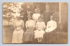 RPPC Ghost Like Image Family Portrait See Through Woman Postcard picture