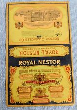 Vintage Royal Nestor Cigarette Pack Label picture