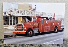 St. Paul L7 '75 Ford / Thibault Fire Truck Signed Photo picture