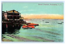Broad Channel Rockaway NY Long Island Queens County Postcard G1 picture