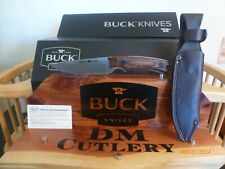 Buck BU663WAS  Checkered Walnut Guide Pro Knife with Leather Sheath NEW in Box picture