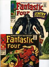 Fantastic Four #63 and #64 Marvel Comics Lot of 2 Books picture