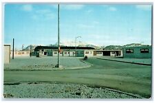 c1950's View Of Village Housing Area Dirt Road Street Lamp Adak Alaska Postcard picture