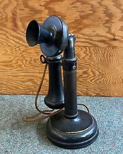 ORIGINAL Antique 'Kellogg' TELEPHONE 1908 CANDLESTICK Phone W@W picture