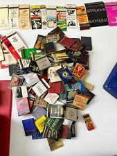 Vintage Lot of Matchbooks and Covers 1960's-80's Over 500 Pcs. White Ace Album picture