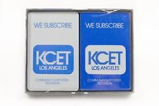 Vintage KCET Los Angeles CA Television Playing Cards Sealed Double Deck picture