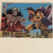 Skeleton Warriors Trading Card #72 Dark Vs Lightstar picture