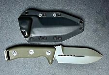 Microtech Crosshair w/ OD Green Double Edge Elmax Steel Blade 101-1GR picture