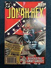 JONAH HEX #85  1st GRAY GHOST Confederate Cover DC Comics 1984 Low Print Run picture