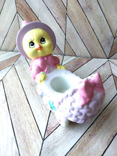 Vintage Giftco Easter Candle Holder Chick 90s picture
