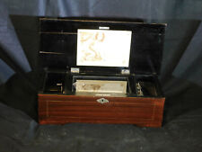 Antique c1800's Switzerland 10 Song Music Box-Works Great picture