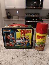 1964 Popeye Lunch Box & Thermos * Vintage * Lunchbox tin kit pail RARE CANADIAN picture