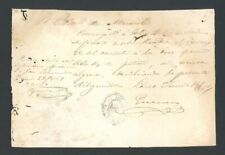 ANTIQUE SPANISH COLONIAL DOCUMENT / LARES PUERTO RICO 1869 picture