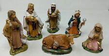 Vintage Lello Italy 6 Piece Nativity Set Wise MenLarge 5