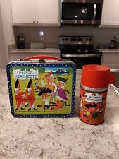 1964 Hector Heathcote Lunch Box & Thermos * Vintage * Lunchbox tin kit pail picture