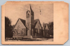 Vintage Postcard MO Brookfield First M. E. church ~6761 picture