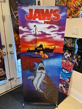 JAWS Pinball Machine Banner 24' x 62', Heavy 16 OZ Vinyl, Pinball Gift, Arcade picture