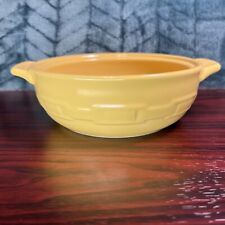 Longaberger Woven Traditions Mini Casserole Butternut Yellow Retired No Lid picture