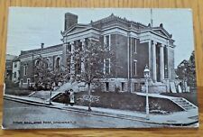 Town Hall Hyde Park Cincinnati Ohio Norwood Souvenir Post Card 1909 Post 9274 picture