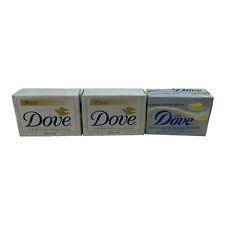 (3) Dove White 1/4 Moisturizing Cream Lotion Beauty Bar Soap Prop NOS Vintage picture