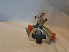 VINTAGE SEALYHAM TERRIER PLAYING INSTRUMENT CLOVER ASHTRAY MADE IN JAPAN picture