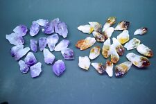 Amethyst & Citrine Points Mix 1/2 LB Crystal Points Natural Mineral Specimens picture
