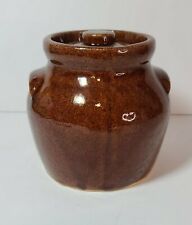 Vintage Honeypot The Roycroft Shops East Aurora NY Glazed Ceramic Jar Pot Lid picture