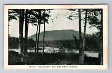 ME- Maine, Mount Katahdin, Antique, Vintage Postcard picture