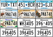 Custom Minnesota REFLECTIVE License Plate Tag Reproduction, Many Styles Offered picture