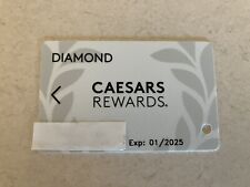 CAESARS CAESAR'S TOTAL REWARDS DIAMOND  SLOT CARD 2025 MALE NAME picture