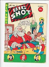 Big Shot #84 GOLDEN AGE Comic 1947 SANTA CLAUSE CHRISTMAS CVR HITLER ON THE MOON picture