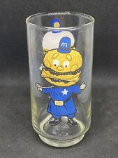 Vintage 1977 Big Mac Police McDonalds Glass Collector Series McDonald's Glass picture