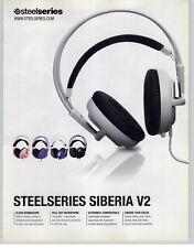Steelseries Siberia V2 Gaming Headset Promo Art 2012 Vintage Print Ad/Poster  picture