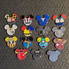 HIDDEN MICKEY ICON COSTUME ATTRACTIONS  15 PIN LOT COMPLETERS CHASERS AUTHENTIC picture