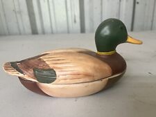 Vintage 1978 Avon Mallard Duck Ceramic Trinket Dish Numbered picture