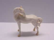 Vintage White Miniature Horse Stallion Porcelain Figurine 2