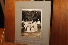 Antique Photo Cabinet Card Large Family  picture