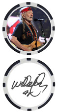 WILLIE NELSON - COUNTRY MUSIC LEGEND - POKER CHIP -  ***SIGNED/AUTO*** picture